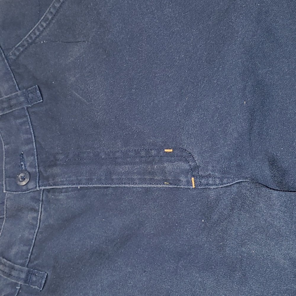 Covington Boys Shorts, Size 16, navy with orangegns accents